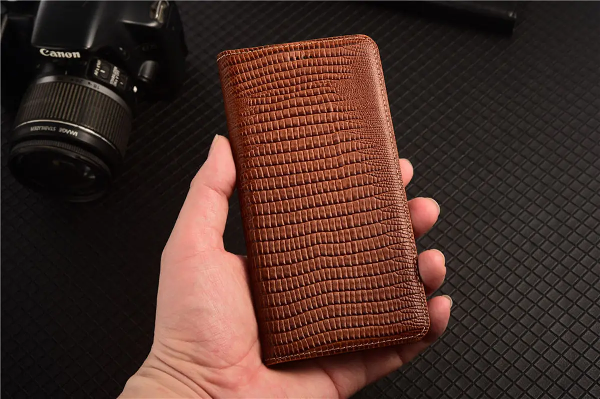Genuine Cowhide Leather Lizard Case for Samsung Galaxy S24 S23 Ultra S22 Card Slot Holder Cover