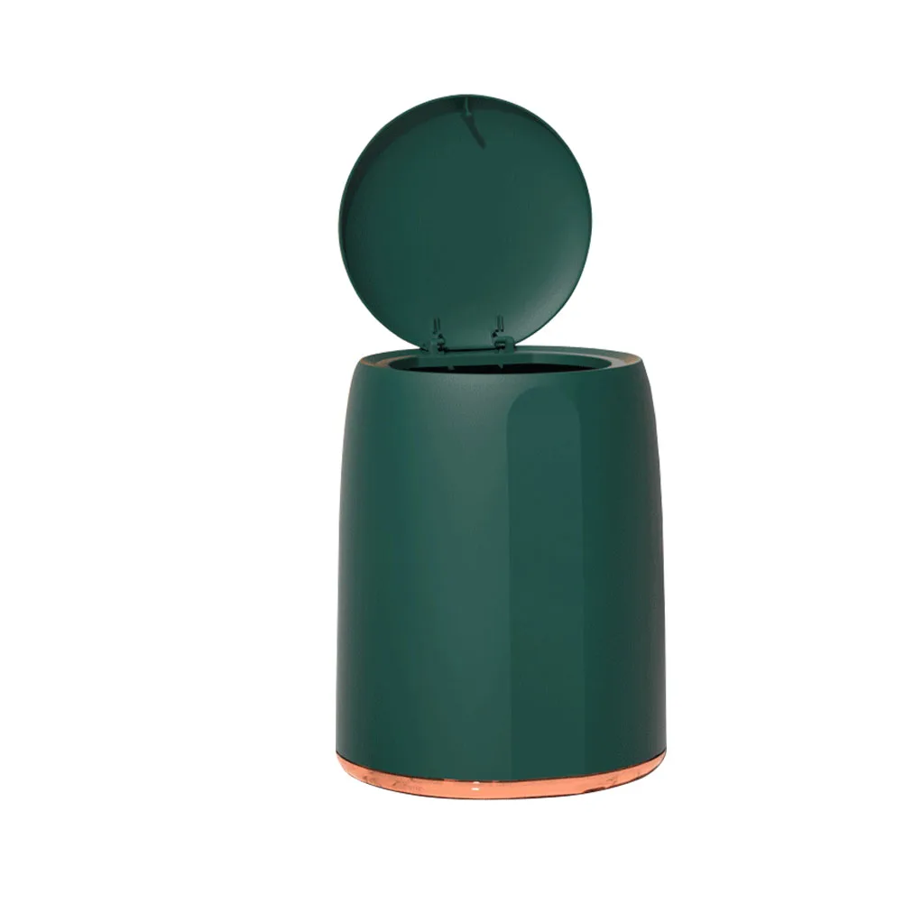 

Household Double-Layer Trash Bin with Lid Office Garbage Storage Container Wear-Resistant Practical