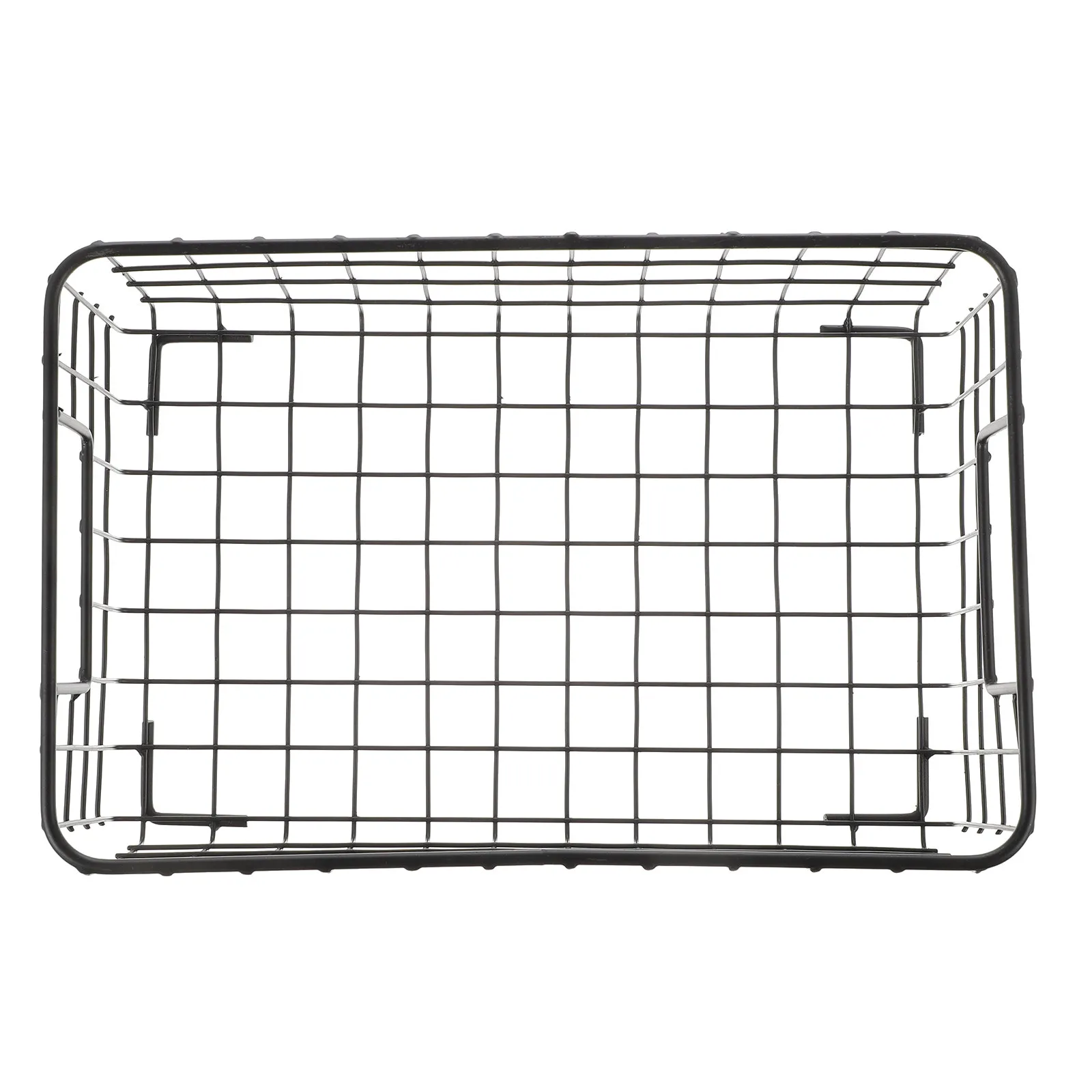 1Pcs Stylish Iron Kitchen Basket Fruit Storage Basket with Drainage Mesh Snacks Organizer Decorative Household Storage Container