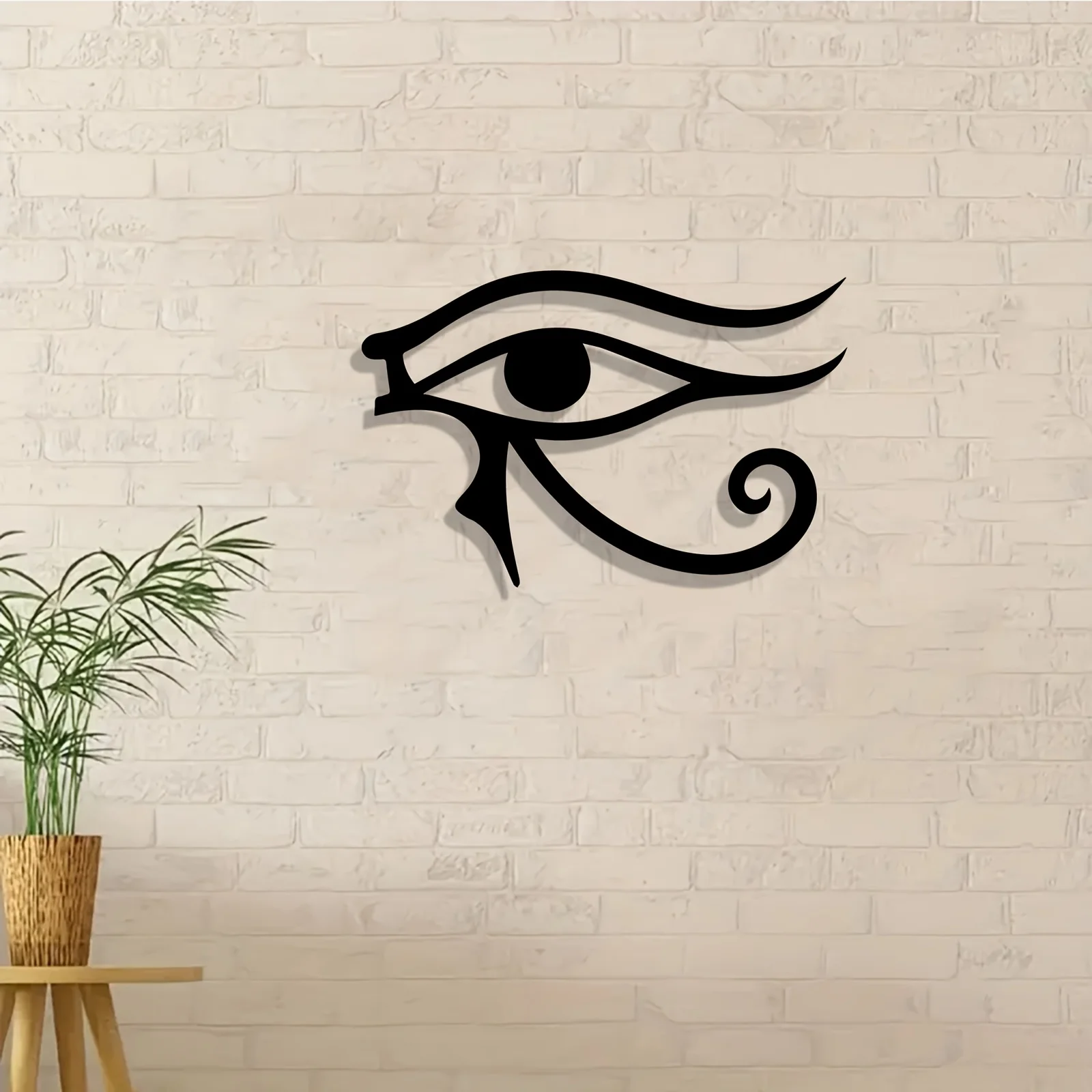 CIFBUY Eye Of Horus Wall Art Sign Iron Rust Proof Waterproof Indoor Outdoor Garden Patio Home Decoration