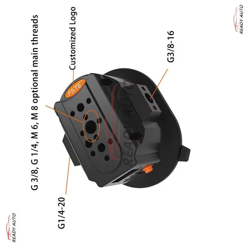 3inch Round car electric suction cup shooting bracket vacuum action camera car internal and external fixed suction cup bracket