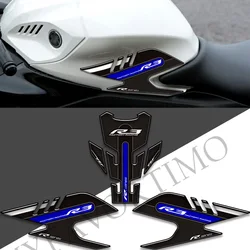 Tanque Pad Side Grips Protector Kit, Gás, Combustível, Óleo, Joelho Adesivos, Decalques, Fit para YAMAHA YZF R3, YZF-R3, YZFR3, 2019, 2020, 2021, 2022