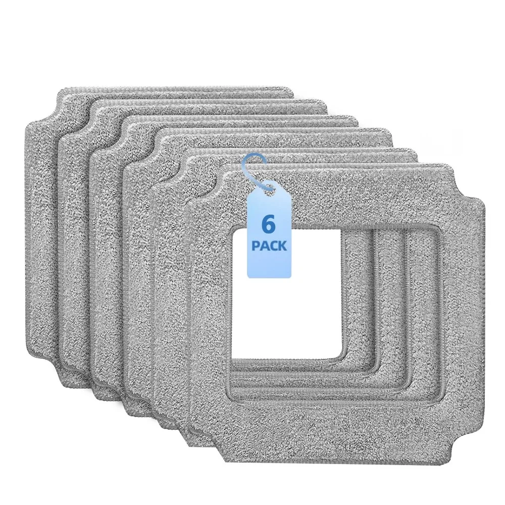 21x21cm Glass Cleaning Mops For ABIR WD8 Window Cleaner Robot,Reusable Washable Clothes Rags for Washing Windows Glass Thick Mop view 6