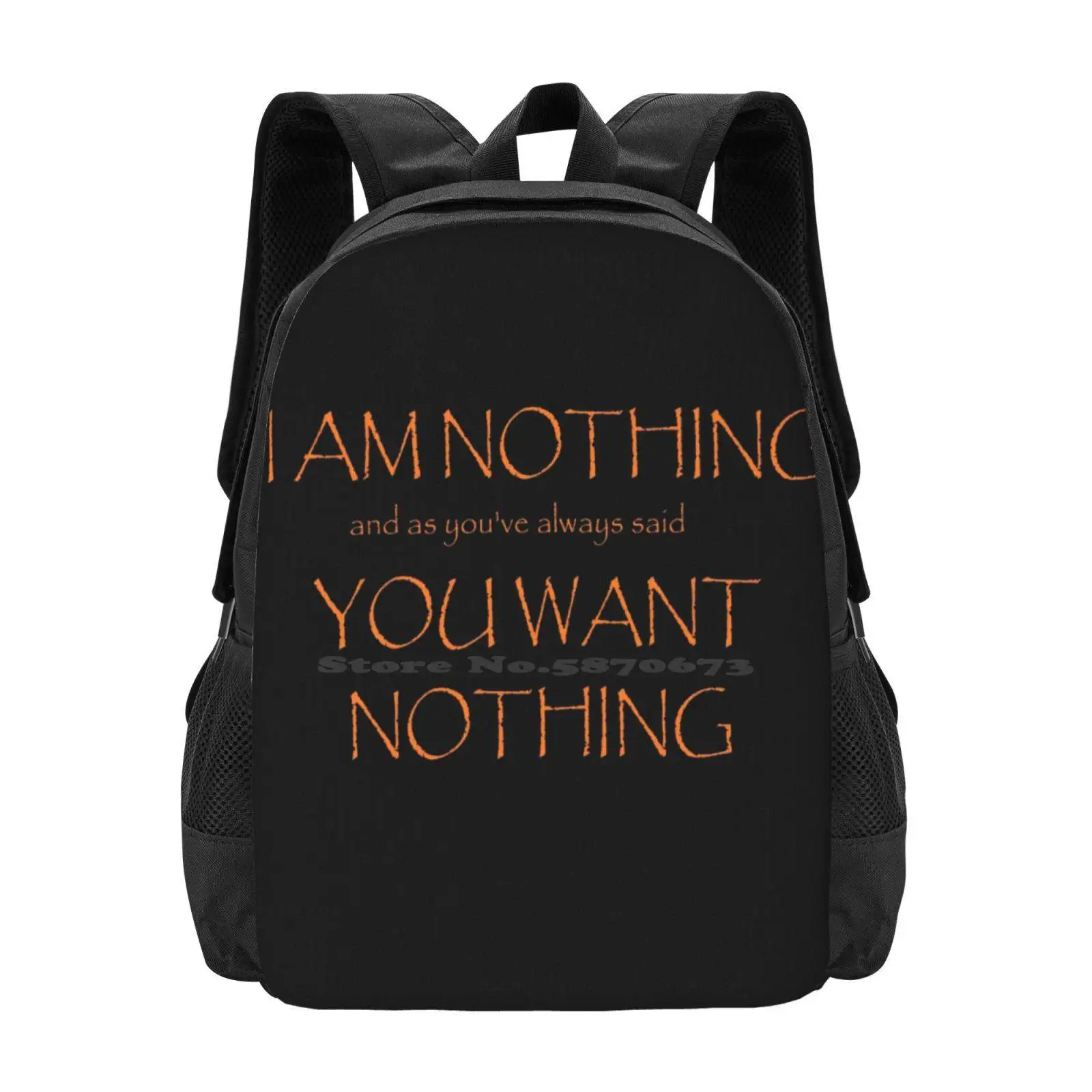 Nothing - Andreil Hot Sale Schoolbag Backpack Fashion Bags Andreil The Foxhole Court All For The Game Tfc Aftg Andrew Minyard