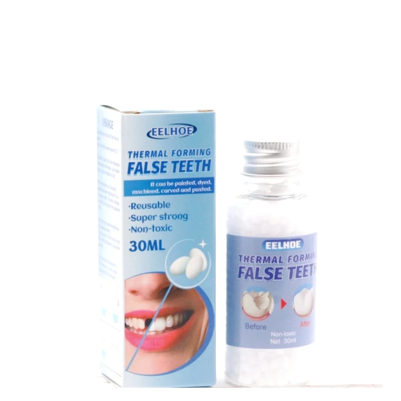 

Tooth Filling Solid Denture Material Teeth BrokenTemporary Tooth Repair Solid Glue Flexible Acrylic DIY False Teeth Dental Care