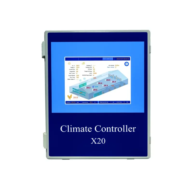 New Giga+ 20-Relay Automatic Environmental Control System Acrylic ABS Material for Poultry Chicken Farm Shed 3-Year Warranty