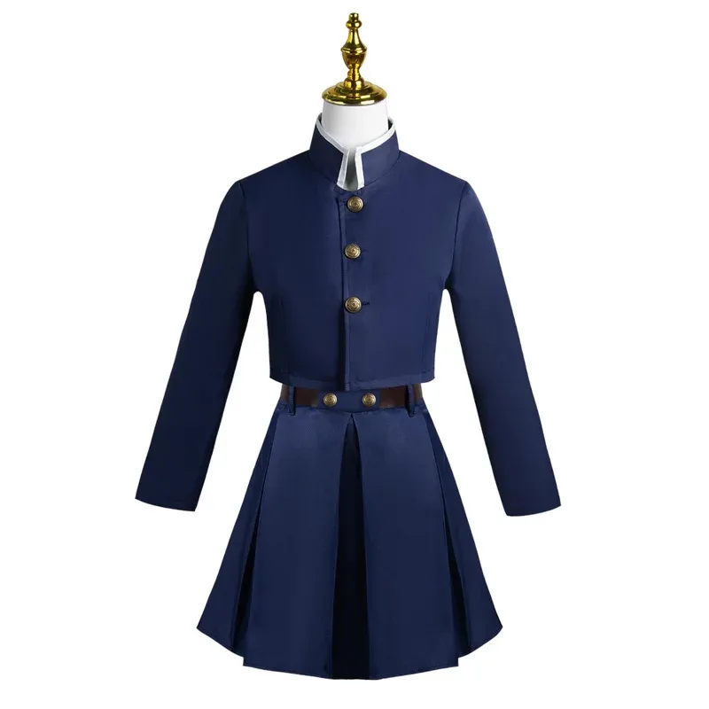 Anime JJK Cosplay Costume Kugisaki Nobara Tatoo Girls Women Dress Uniform Full Set
