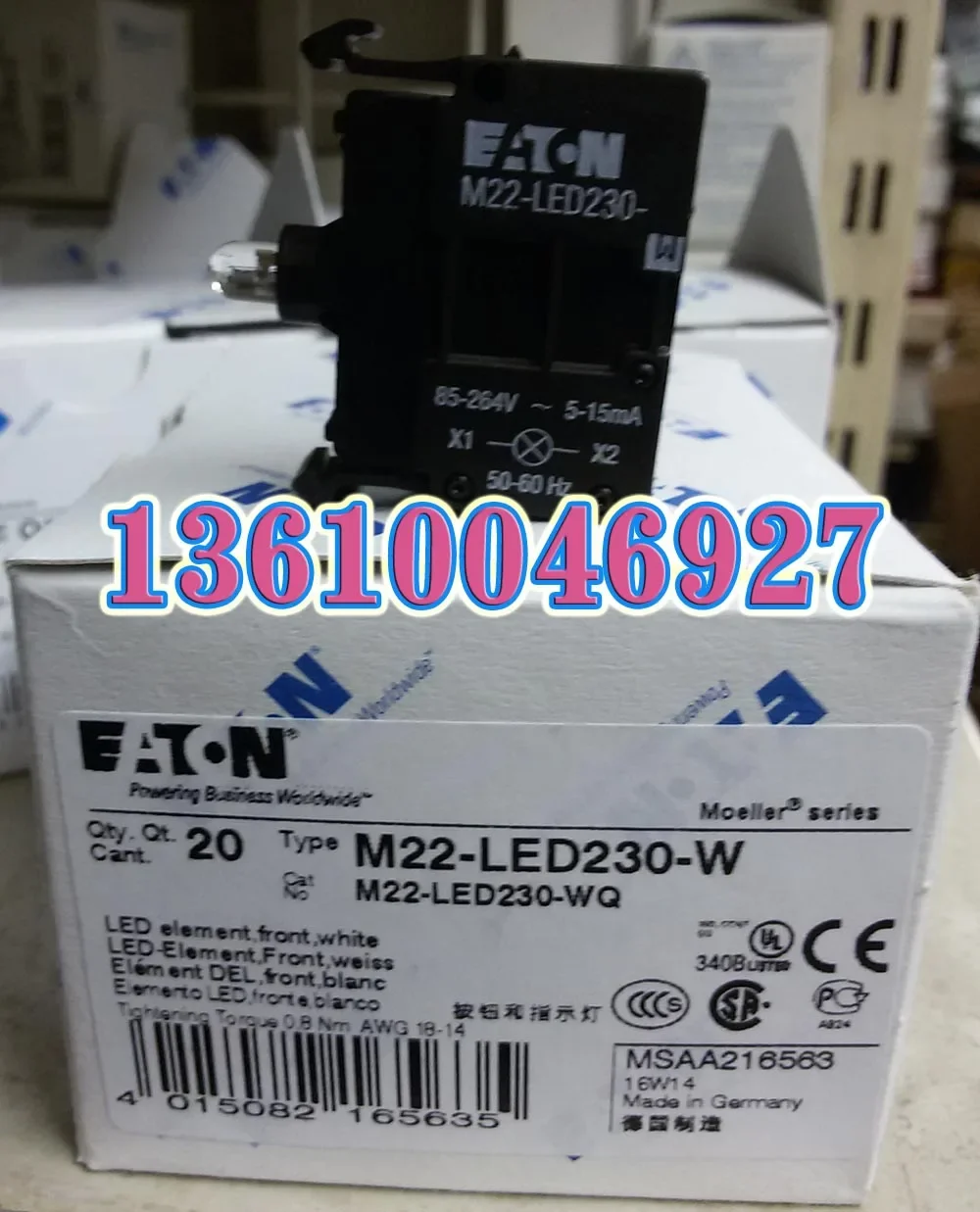 

M22-LED230-W new and original