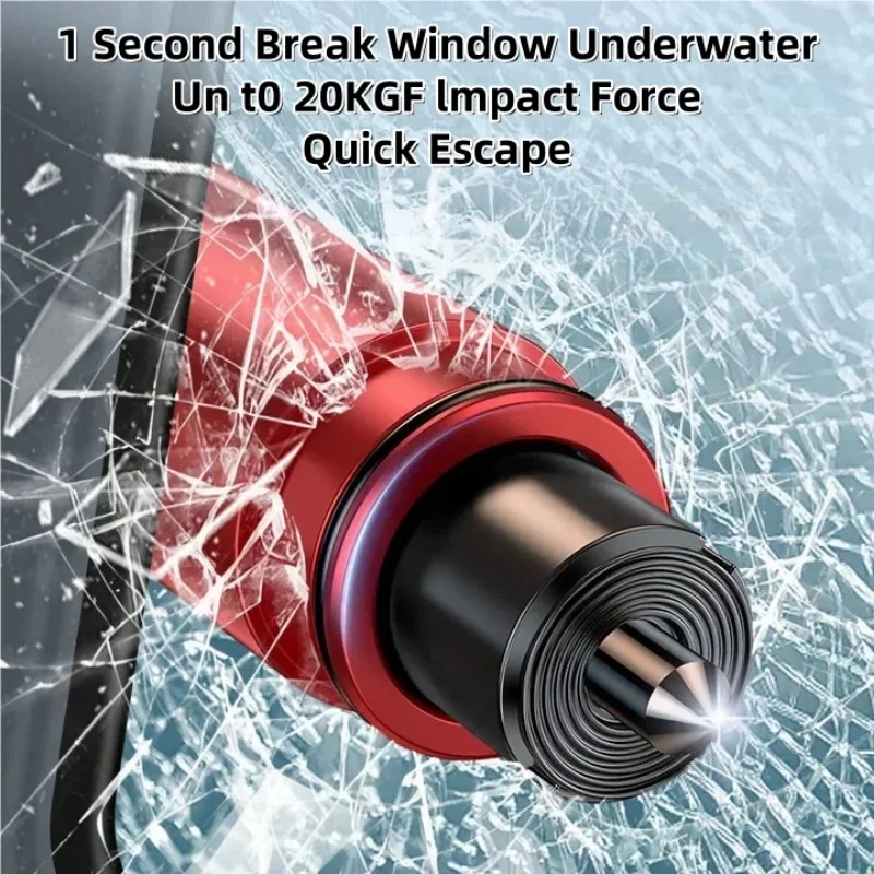 Car Emergency Hammer Cars Rescue Tools Safety Hammer Escape Seat Belt Cutter Lifesaving Auto Windows Glass Breaker Safety Hammer view 2