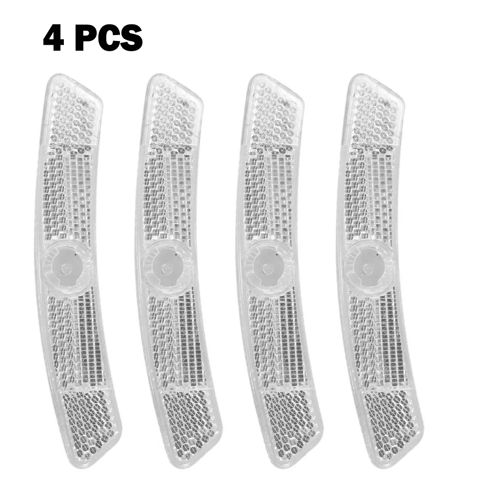 4pcs riflettori per raggi della ruota della bicicletta Mountain Bike decorazione per bici da strada avviso sicuro cerchione della bicicletta luce riflettente parte in bicicletta