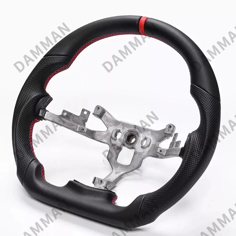 Leather Car Steering Wheel For Chevrolet Corvette C6 2006 2007 2008 2009 2010 2011 2012 Perforated Leather C6 Steering Wheel