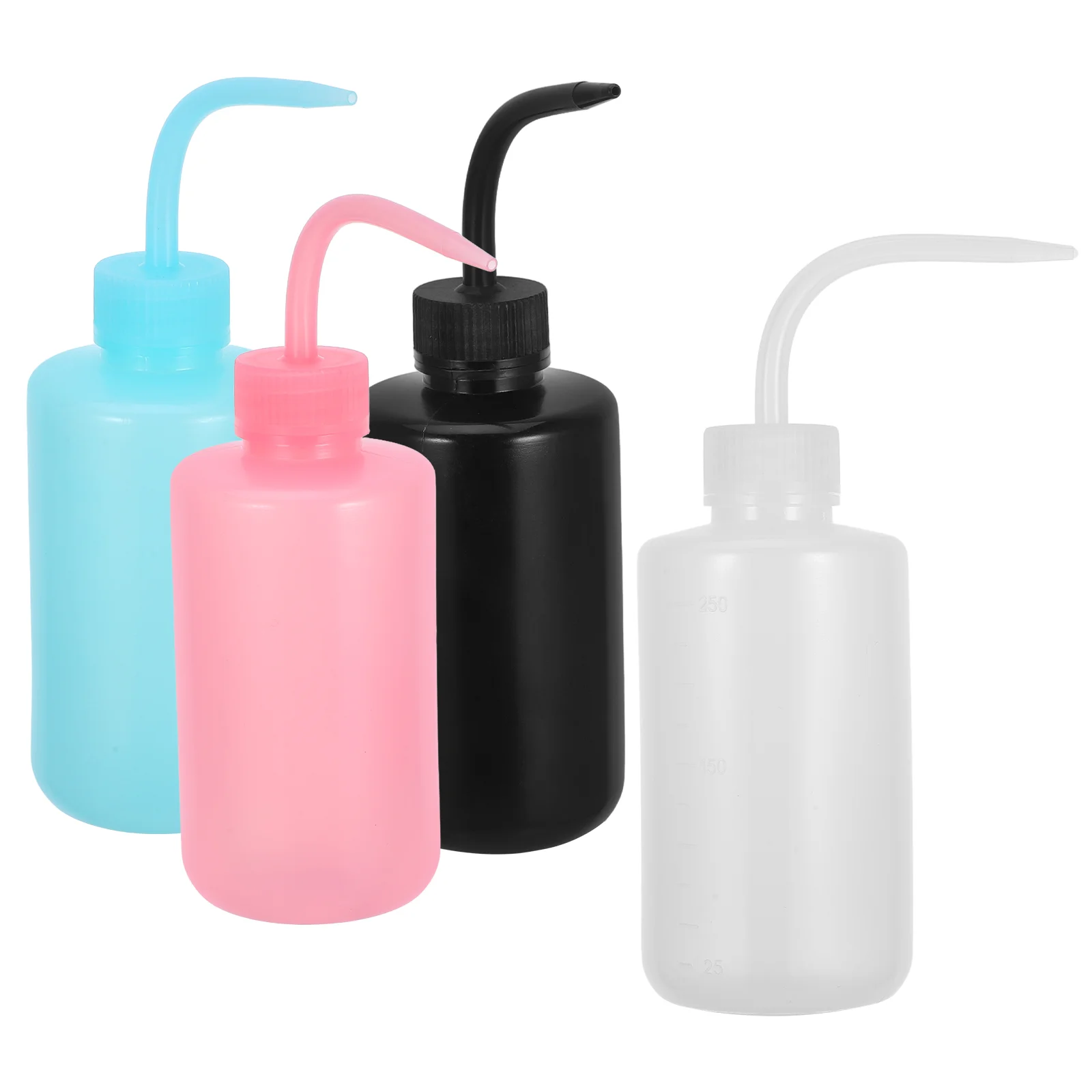 4pcs Tattoo Cleaning Bottles Wash Bottles Water Squeeze Bottle Portable Squeeze Bottles Empty Cleaning Bottle Empty Bottle Plast