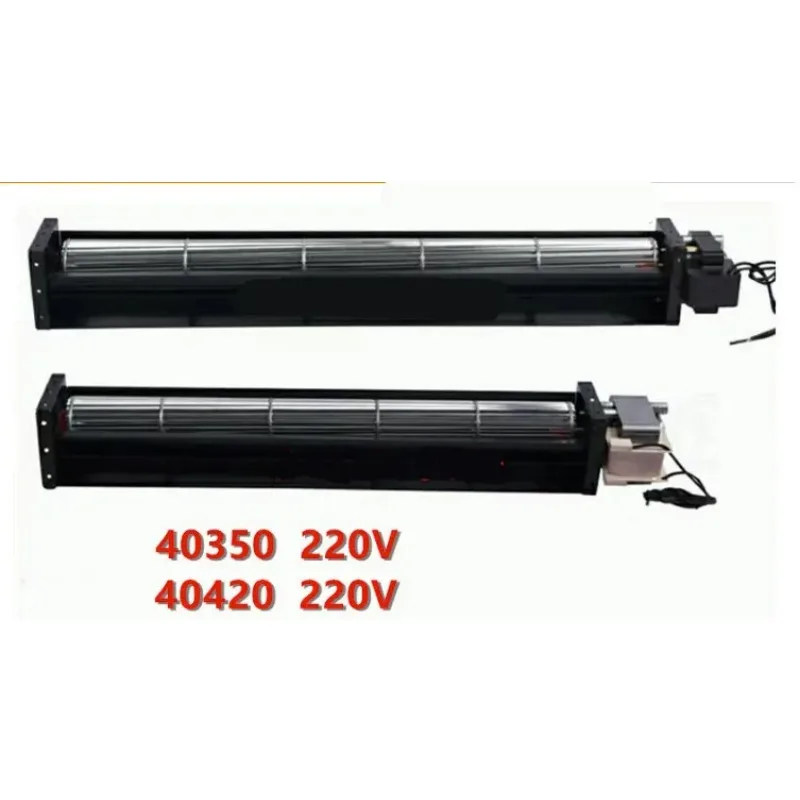 220V AC Cross Flow Fan 40350 40420 Tangential Fan Blower Low Noise Cooling Ventilation Blower for Cabinet Equipment