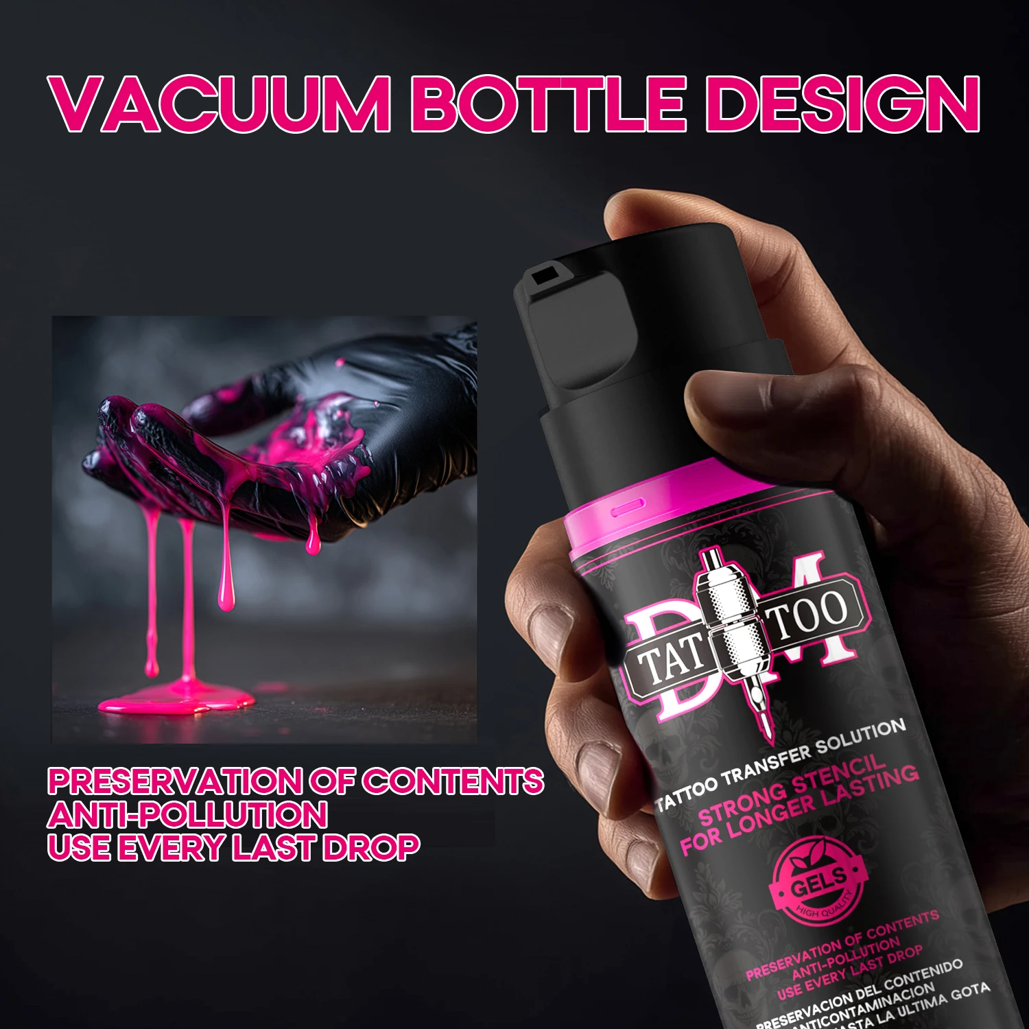250/100ml DM Professional Tattoo Stencil Gel Thermal Copier Gel Transfer Stuff Solution Cream Tattoo Accessories