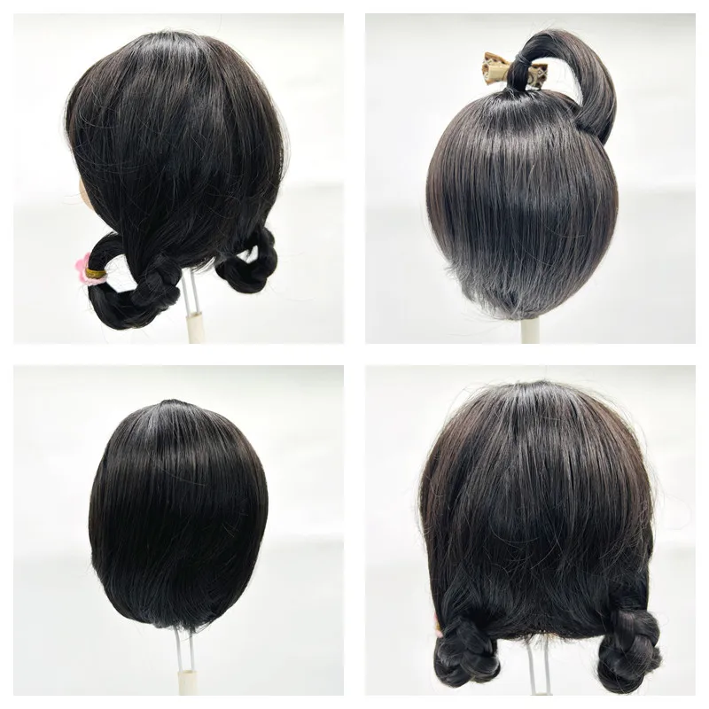

Silicone Realistic Reborn Baby Dolls Hair Wig Fits Doll Head Circumference 40 to 44cm Reborn Dolls BJD Black Brown Fashion Doll