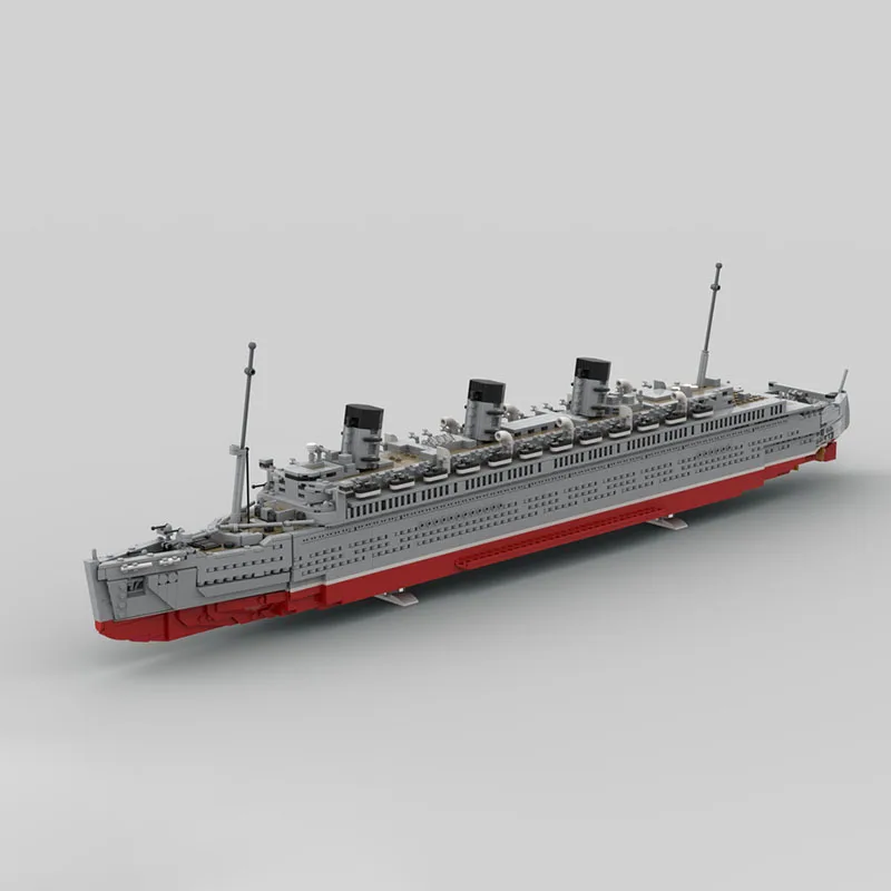 Nuovo prodotto squisito MOC Building Blocks Modello militare RMS Queen Mary Tecnologia Giocattolo modulare per bambini Set di assemblaggio fai-da-te
