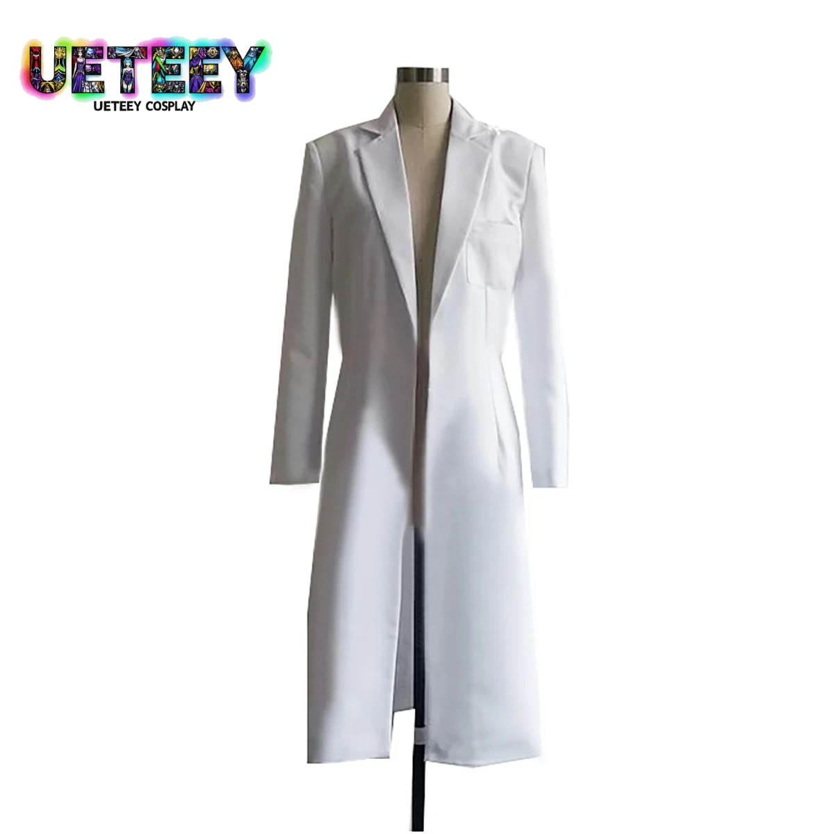 

UETEEY COS новый аниме Steins Gate Okabe Rintarou косплей костюм пальто длинная куртка Хэллоуин аниме костюм нестандартного размера