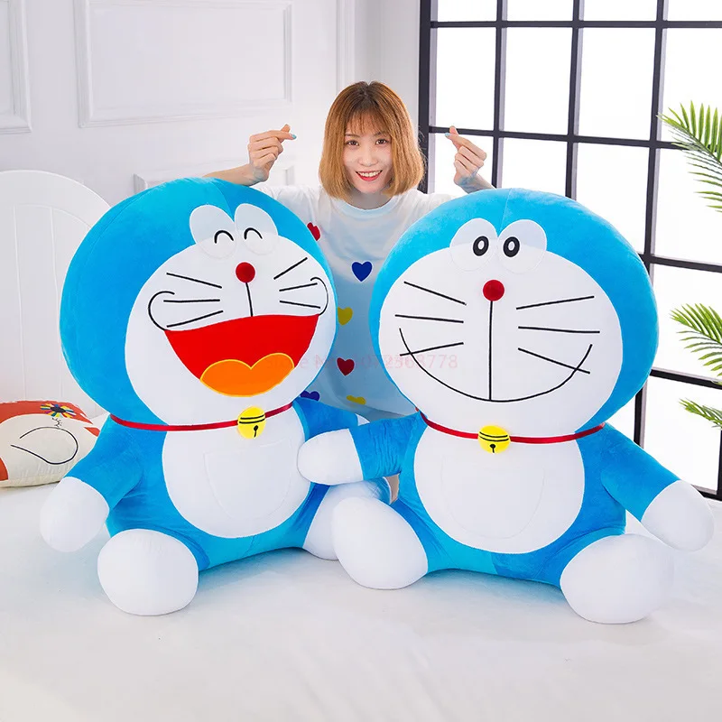 

Original Kawaii Doraemon Plush Toy Stand By Me Cute Stuffed Plushie Doll Cartoon Cat Animal Sofa Bed Pillow Toy Baby Kids Gift