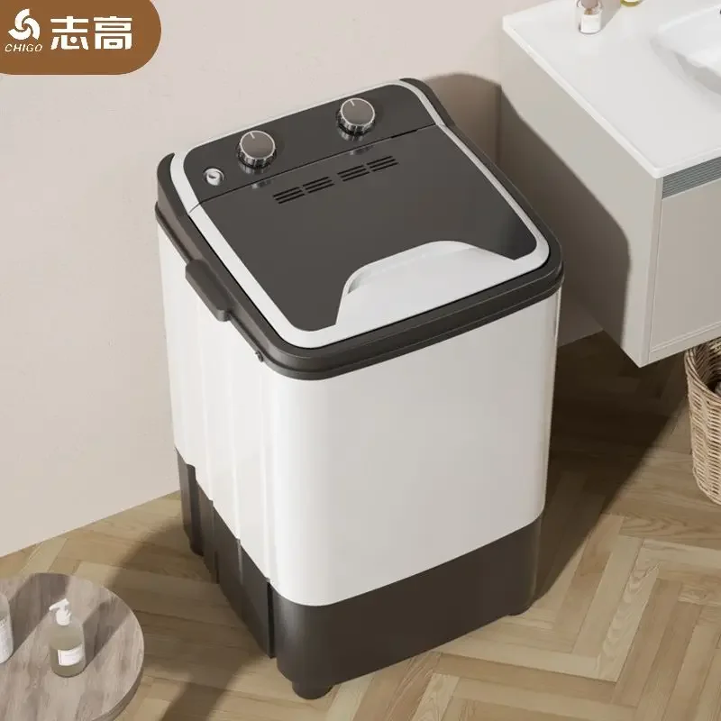 Chigo Large Capacity Single Cylinder Single Bucket Household Semi-automatic Small Mini Washing Machine Dormitory