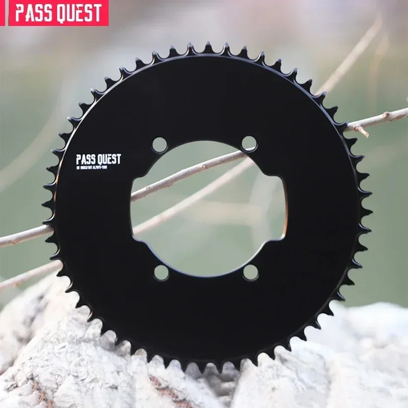 PASS QUEST SR-110 BCD (4-BOLT AERO) ROUND AERO NARROW WIDE CHAINRING