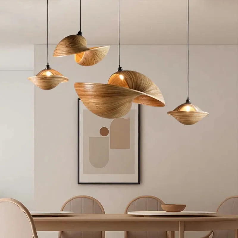 

Rattan wooden Weaving Pendant Lamp,Lustre Dining room, Hanging lamp Creative Coffee country Home Decorative lighting fixtures