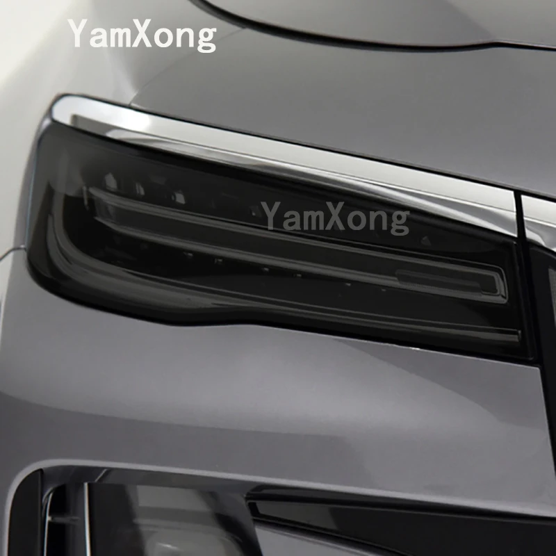 Car Headlight Protective Film For Red Banner H52018-2023 GTS CRT Accessories Transparent Smoked Black TPU Sticker