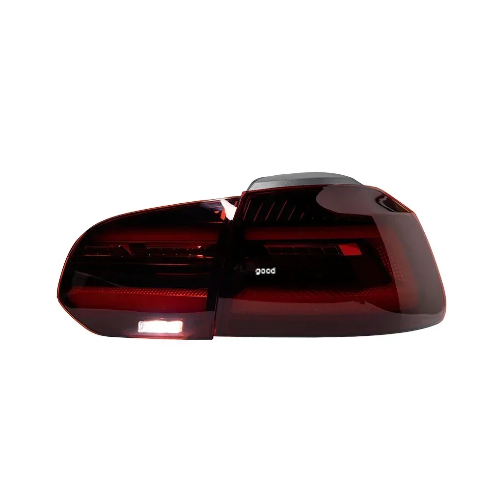 For 2010-2012 VW Golf 6 MK6 Auto Rear Back Lamps Assembly Upgrade Golf 8 LED Streamer Turn Tail Lights Plug and Play Accessories