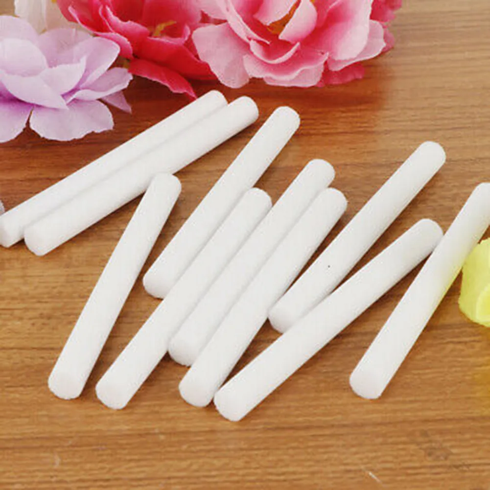 50PCS Car Humidifiers Cotton Stick Swab Scent For Car Air Freshener Vent Auto Aroma Oil Diffuser Sponges Refill Stick