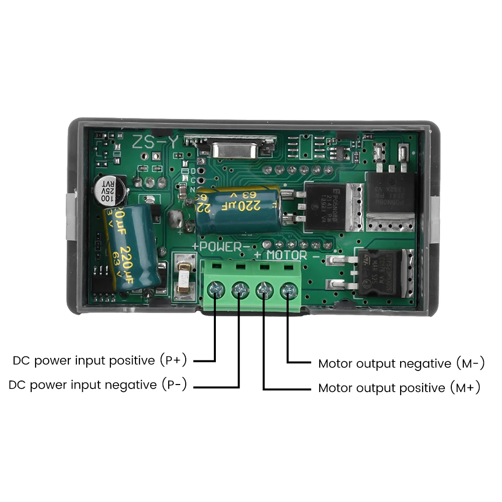 

DC7V-35V 200W 7A Цифровой дисплей ШИМ-щеточный двигатель Бесступенчатый регулятор Рабочий цикл Регулируемый с пультом дистанционного управления 433 МГц