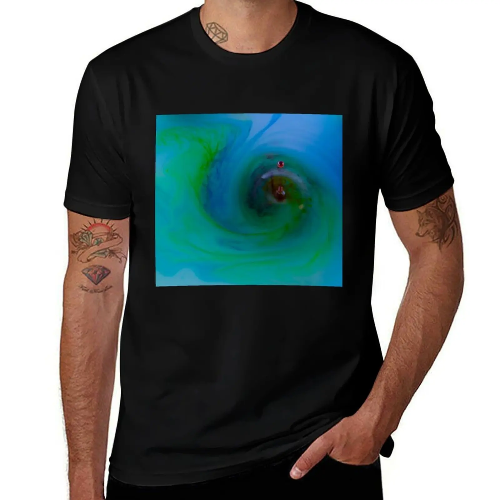 Fluid Dynamics 47 T-Shirt High Elasticity Sports Tee Shirt