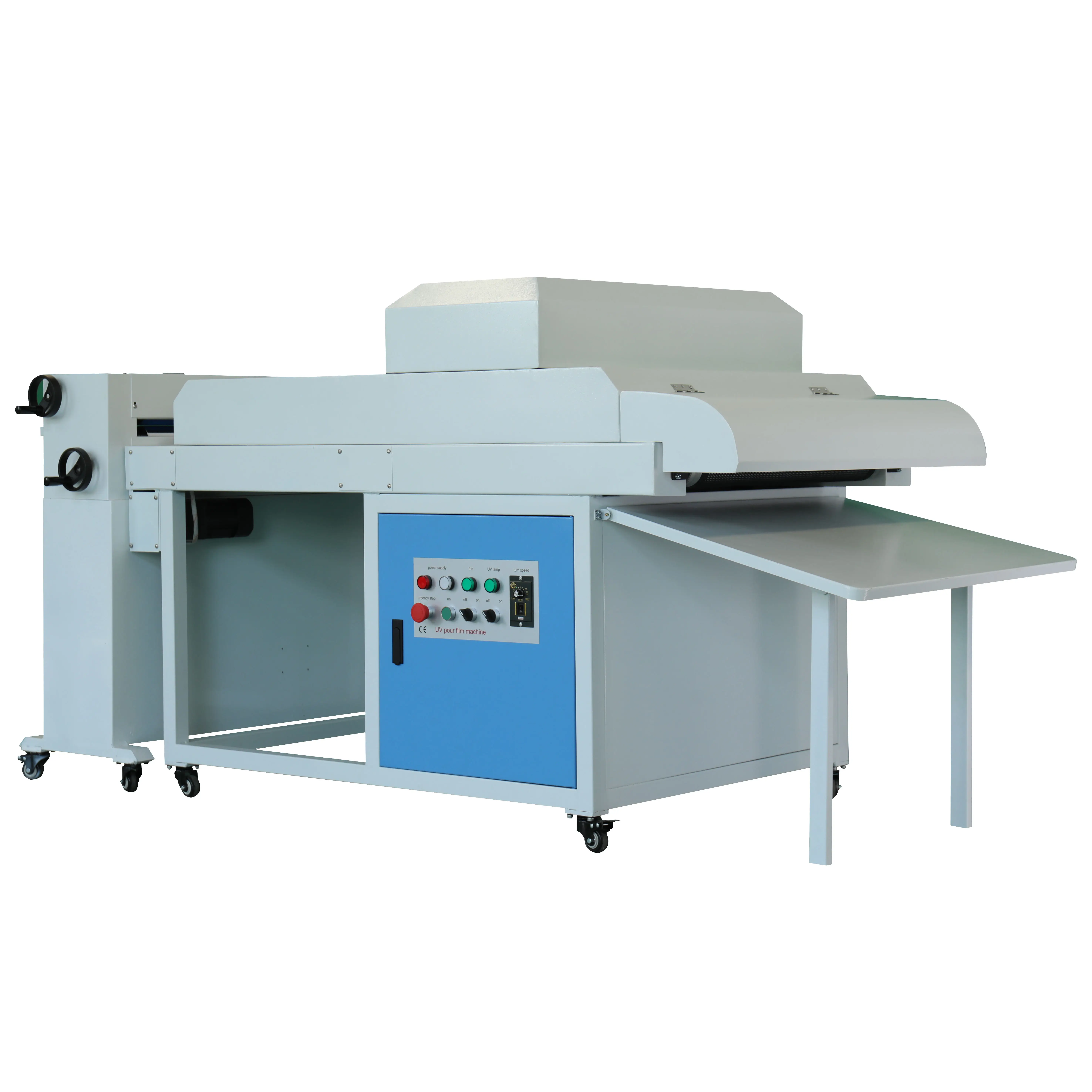 For 650 Heavy Duty Easy to Operate 24 Inch UV Varnish Machine Uv Photo Roller Coating Machines