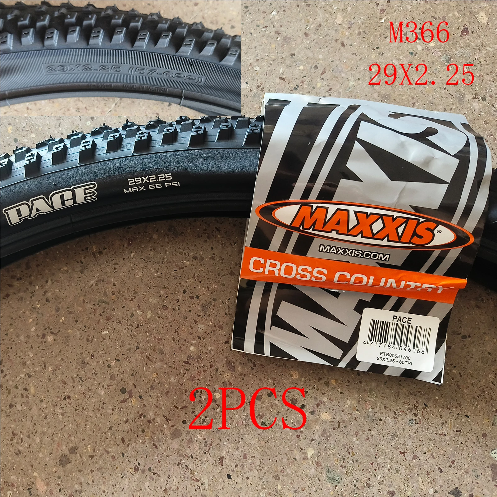 2 stuks MAXXIS 26 Fietsband M366 M333 26*2.1 27.5*1.95 MTB Mountainbikeband 26*1.95 27.5*2.1 29*2.1 Pace Staaldraadband