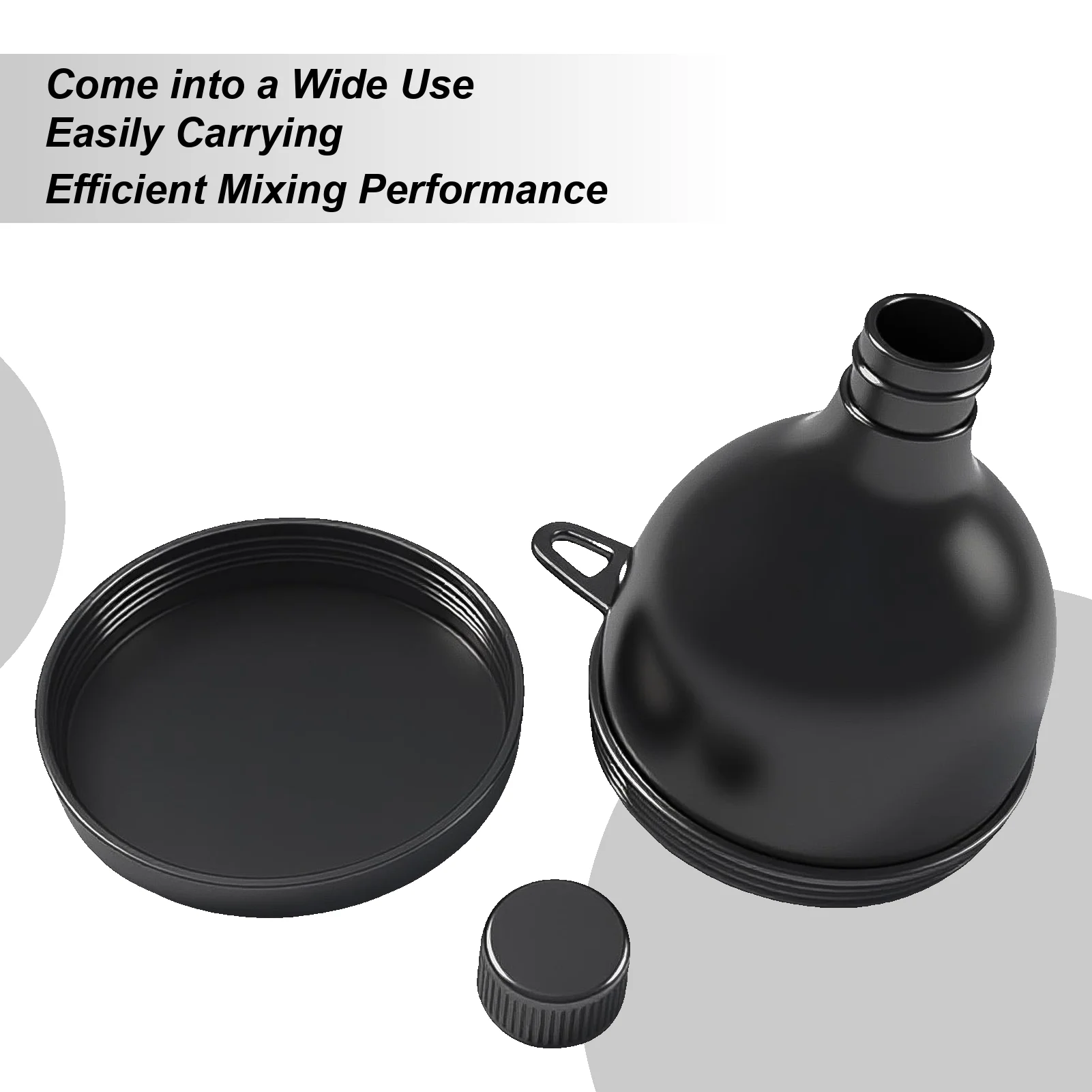 Powder Funnel 100ml Portable Shaker Protein Container Leakproof Supplement Shaker Container For Drink Workout Runners Home