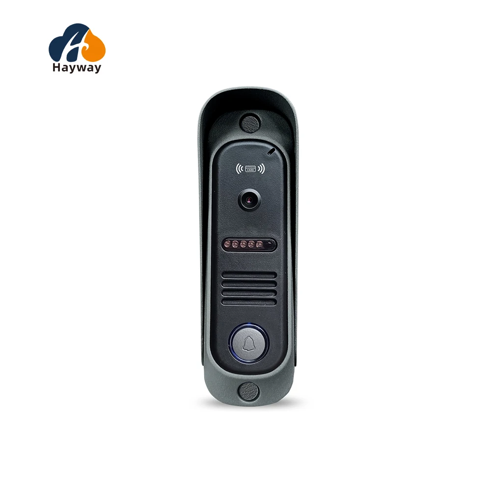 HD Visual Intercom Call Panel, 4-Wire Villa Campainha, Desbloquear, Interfone, Funções de Detecção de Movimento, Único, 1080P