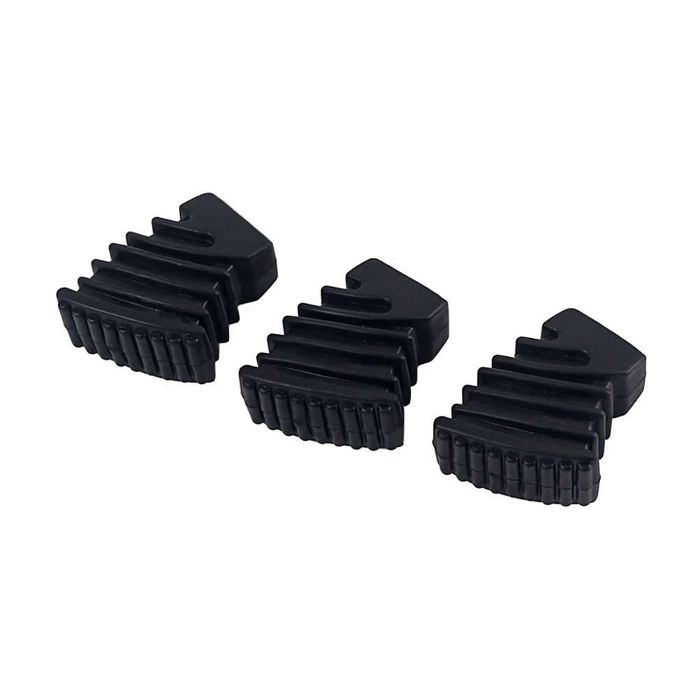 

3 Pcs Drum Rack Feet Rubber for Single Braced Cymbal Stand Sturdy Replacement Friction Stability Percussion Hardware