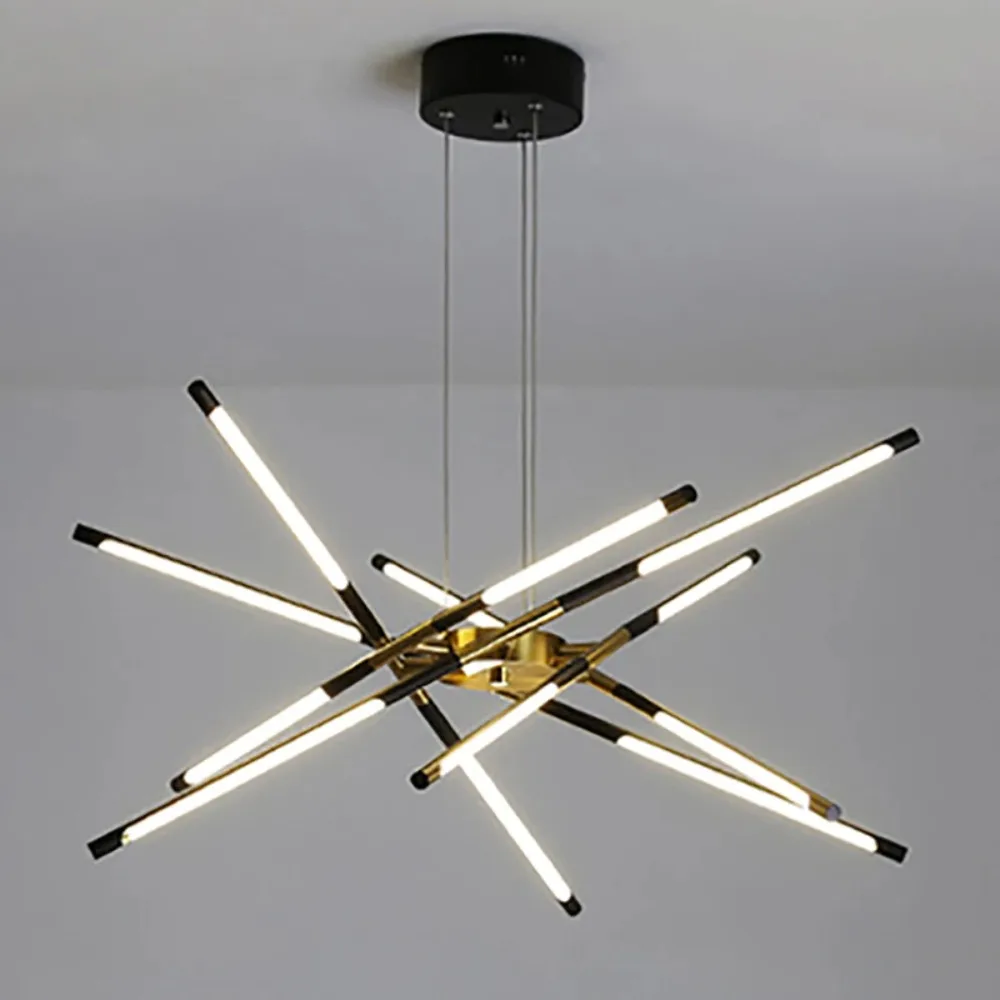 modernos lustres nordicos led iluminacao interior sala de estar sala de jantar quarto casa preto dourado lampada de lustre 01