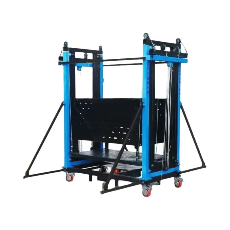 

2-10m Electric Scaffolding Remote Control Lifting Foldable Mobile Lift Construction Brick Renovation Elevator