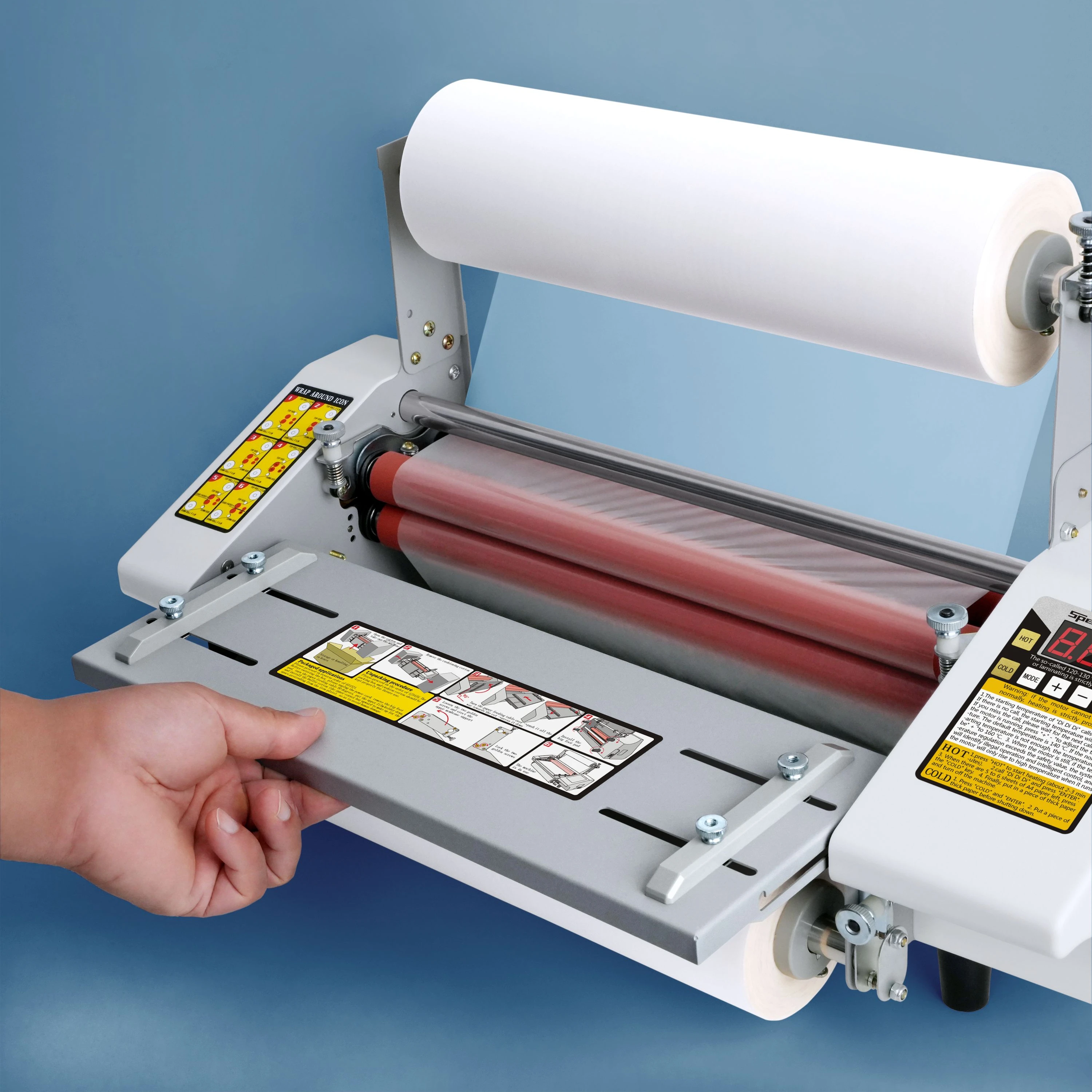 MIEYR A3 Heated Roll Laminator Hot Lamination Machine for A4 and A5 Paper Sizes Hot and Cold Pouch Laminator