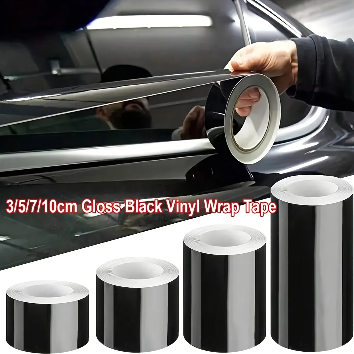 Carbon Fiber Black Car Body Film Vinyl Wrap Decals Self Adhesive Sticker Motorcycles Bike Auto Skin Color Changing Films 3*500cm