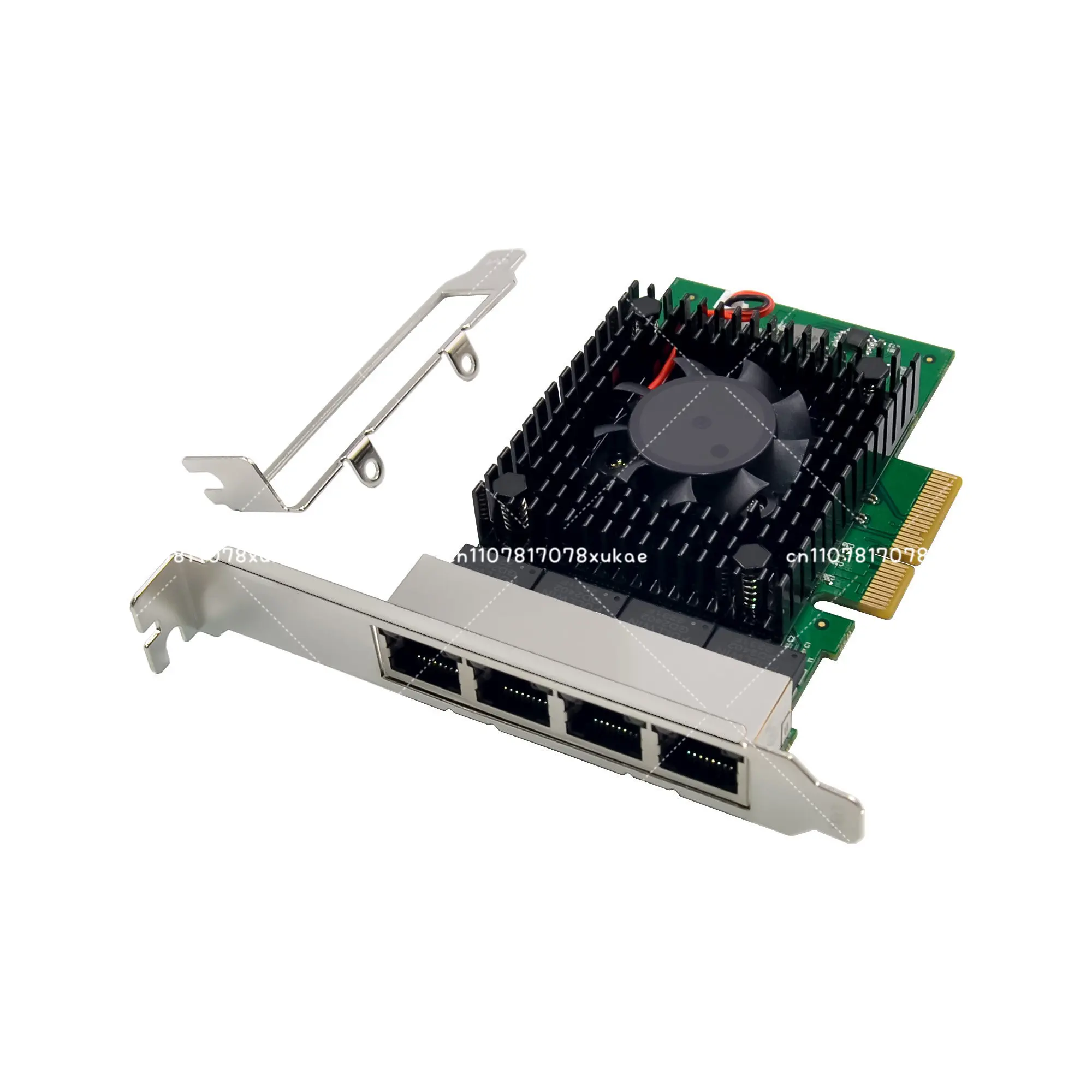 

Сетевая карта Ethernet для настольных ПК с интерфейсом PCIe, однопортовая, двухпортовая, 4-портовая, 2.5G, 2500M, модель I225-V