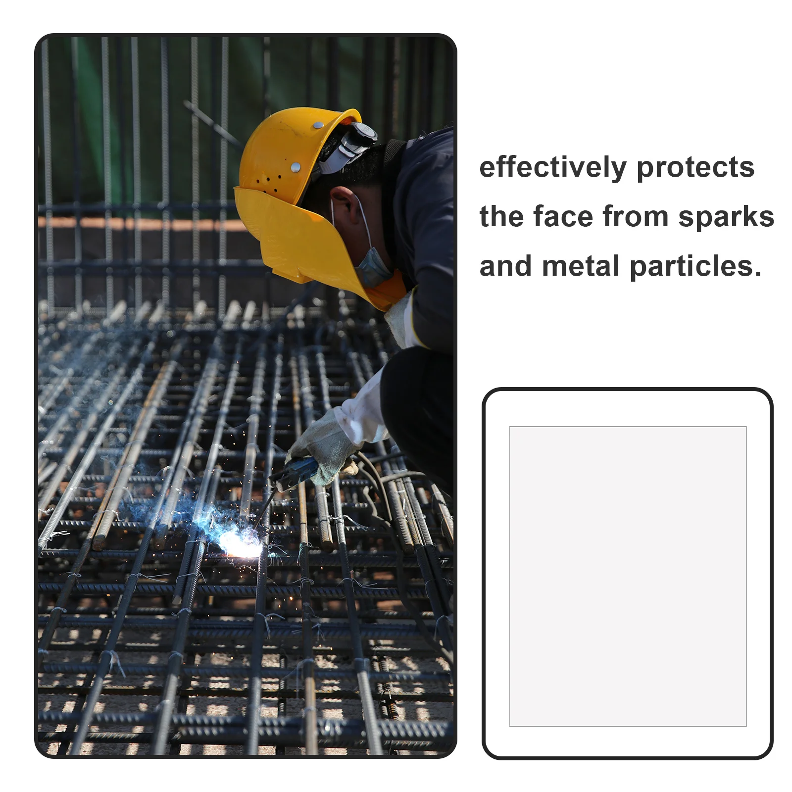 

10Pcs Welding Lens Replacement Anti-Splash Auto-Darkening Protective Glass Lens for Welding Hood Accessories