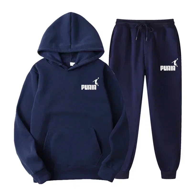 

Men's sport shirt + shorts set, winter and autumn warm sports outfit set, men's hooded jacket, 2025