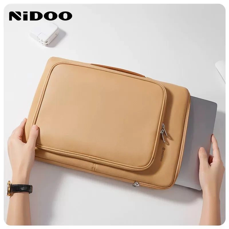 

NIDOO New Laptop Bag Sleeve For MacBook Pro 15 16 M1 M2 Briefcase Protective Waterproof Notebook Case Handbag Carry Bag