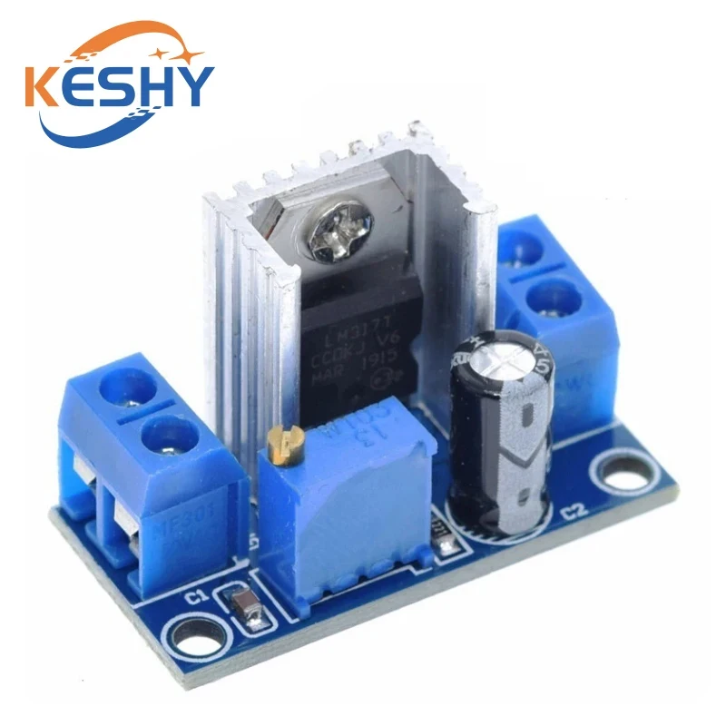 LM317 DC-DC Converter Buck Step Down Circuit Board Module Linear Regulator LM317 Adjustable Voltage Regulator Power Supply