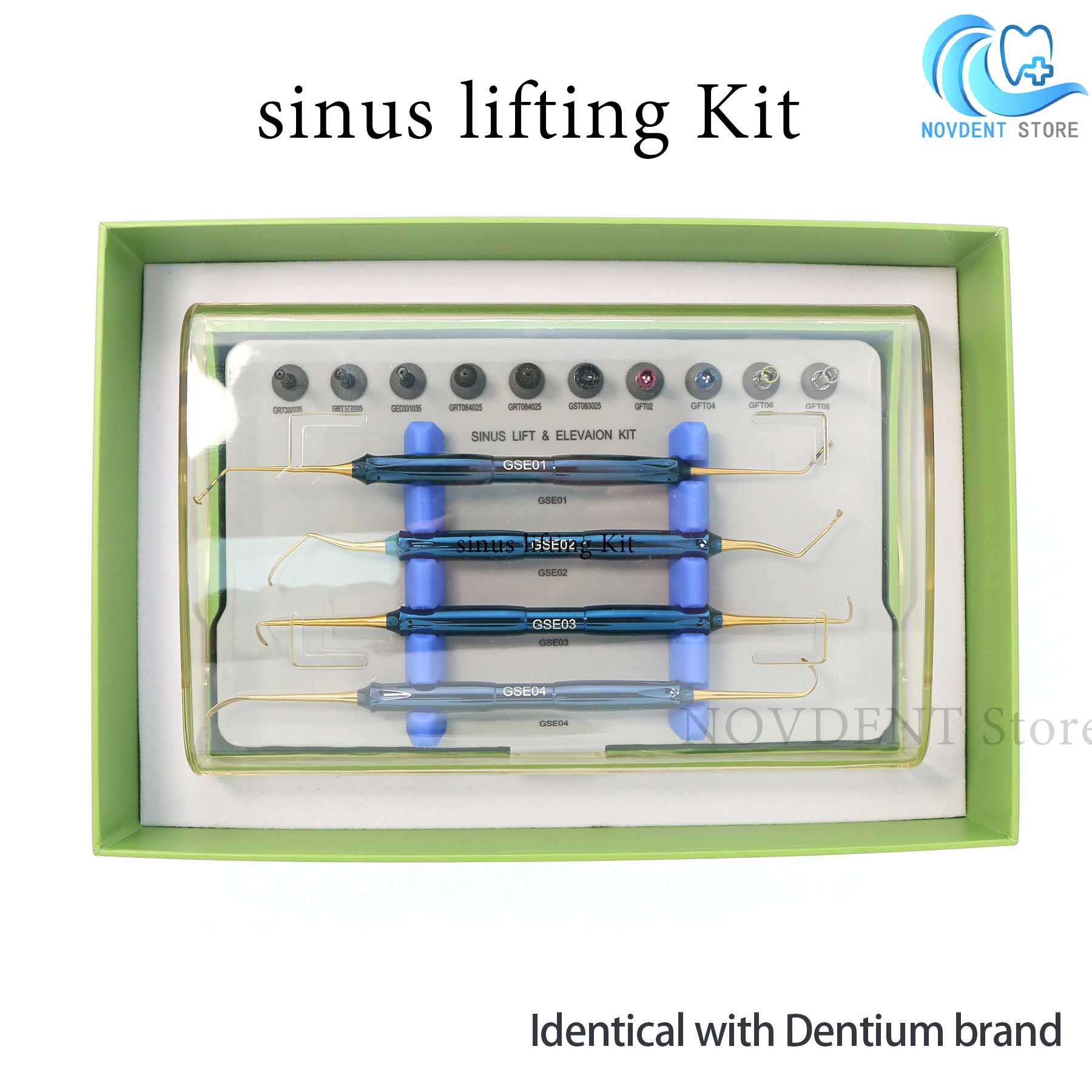 100%Original DENTIUM Dental Implant Surgical Kit/DASK Kit/Prosthetic Kit RESTORATIVE Kit Broken screw removal/Drivers tools