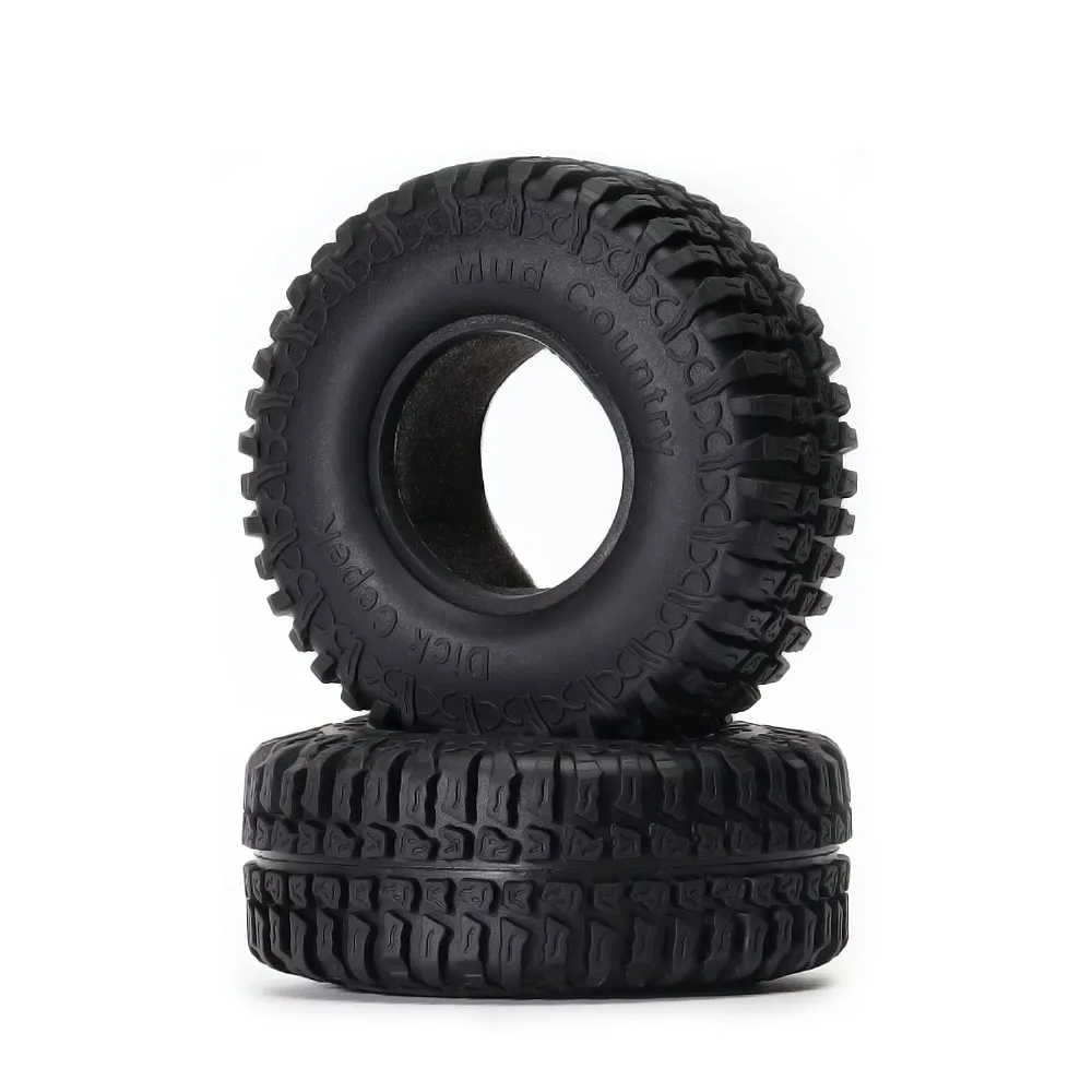 4Pcs 100mm Rubber Tyre Tires 1.9\