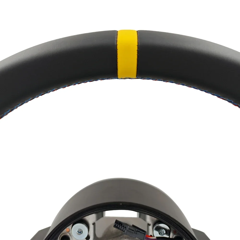 نصف الكانتارا عجلة القيادة لسيارات BMW M Volante Lekrad الأصفر F10 F11 F20 F21 F22 F25 F30 F31 F32 F33 F34 F36 F1 F06 F07 F12 F13