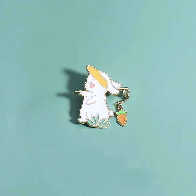 Cute cat metal enamel brooch, cartoon cat fishing badge, cute and sweet couple, girlfriend, pins, clothing bags, jewelry gifts