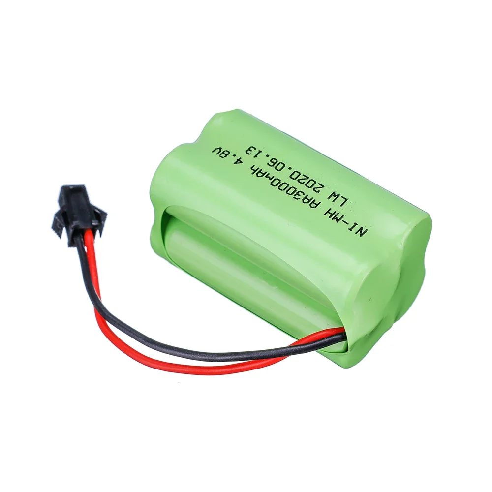 AA 4.8v 3000mah Rechargeable NiMH Battery Pack For RC Toy Lighting Power Tool Rc Cars 4.8v Battery Pack SM Plug