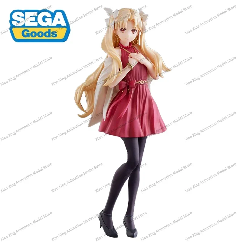 Genuine Original SEGA FATE FGO Lancer Luminasta Arcade Ereshkigal Action Figure PVC 18CM Collectible Model Dolls Ornament Gifts